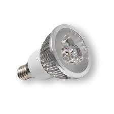 Лампа светодиодная 3х1Вт Е14, бел-хол LHF-E14-3*1W-W-220V