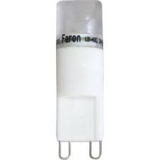 Лампа светодиодная FERON LB-492 1LED 2W, 160Lm, 2700K, G9