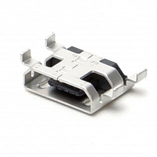 Разъем microUSB 5BF (розетка кабельная)